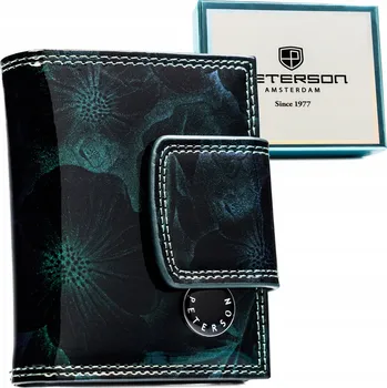 Peterson dámská peněženka z přírodní kůže zelená PTN PS329-FDS GREEN - pro ženy