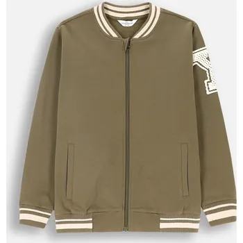 Pánská mikina Rozepínací Mikina pro chlapce, olivová Baseballová Mikina, velikost 116, značka Coccodrillo ZC4