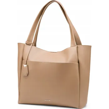 Kabelka PUCCINI shopper kabelka eko kůže béžová
