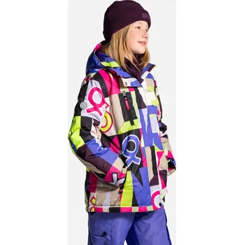 Lyžařská bunda pro dívky Snowboardová bunda 128 Lemon Explore ZL4