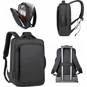 Městský batoh KAIPACK městský batoh CESTOVNÍ NA NOTEBOOK, černý