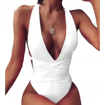 Dámské plavky PLAVKY jednodílné MONOKINI zavazovací S