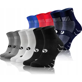 Pánské oblečení PONOŽKY bavlněné froté ZESÍLENÉ ponožky na běhání *39-42