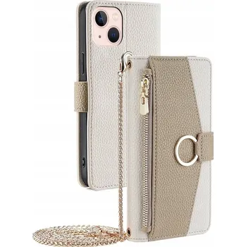 Pouzdro na mobilní telefon Flipové pouzdro XGSM pro Apple iPhone 13, bílé