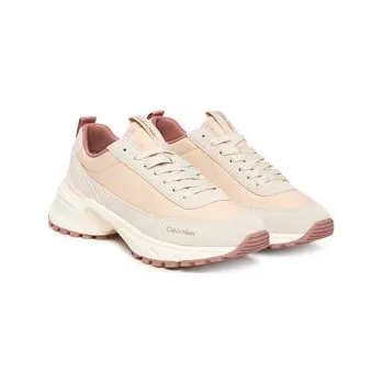 Dámské tenisky Sneakersy Calvin Klein Hike Runner Mg Nylon Mix YW0YW02075 Růžová 41