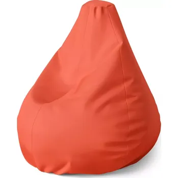 Sedací pytel Sablio Sedací vak Pear Paprika - 70 x 95 x 15 cm