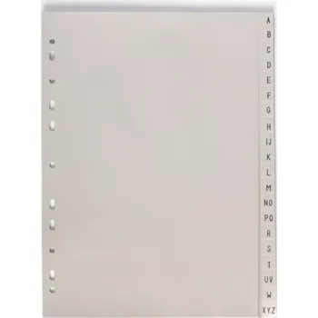 Rozlišovač plastový A4 A-Z