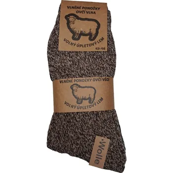Dámské termoprádlo Pánské ponožky z ovčí vlny 3 páry 39-42