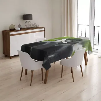 ubrus Sablio Ubrus Květ s kameny - 90x90 cm