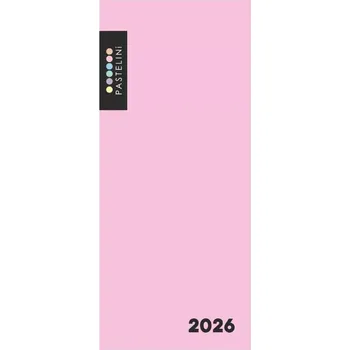 Diář Týdenní diář 2026 Pastelini růžový