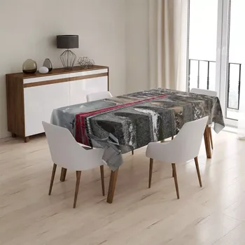 ubrus Sablio Ubrus Vlak na mostě 2 - 90x90 cm