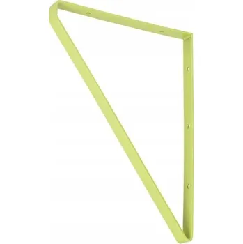 police Dekorativní konzole police 28x2x20 cm zelená