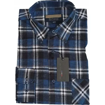 Pánská košile NWBY pánská košile casual s dlouhým rukávem regular střih bavlna velikost 42/43