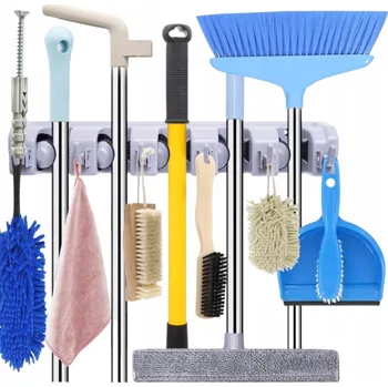 Věšák Šatní věšák Wobell, 5 automatických držáků, plast