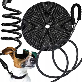 Vodítko pro psa Vodítko treningové vodítko Wobell lanko 5 m