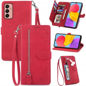 Pouzdro na mobilní telefon Pouzdro s klopou pro Samsung Galaxy M13 4G, červené