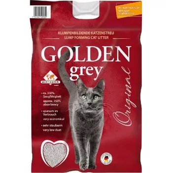 Podestýlka pro kočku Golden grey bentonitové stelivo 7 l