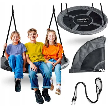Dětská houpačka Houpačka hnízdo čápa Neo-sport 110 cm ocelová 150 kg