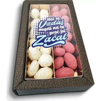 Čokoláda Sablio Mandle v čokoládě Než se vzdáš, mysli na to, proč jsi začal - 2x 80g