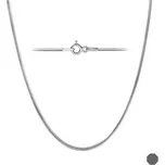 NB-7039-50 Stříbrný řetízek - octagon hádě 0,9 mm