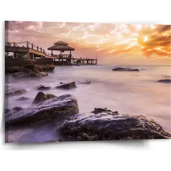 Obraz Sablio Obraz Mlha nad mořem - 150x110 cm