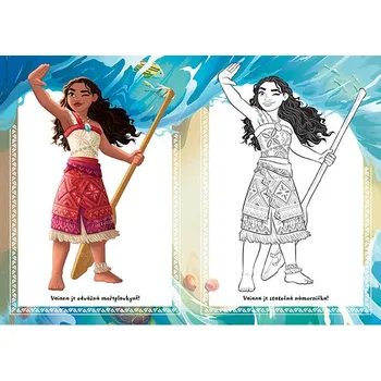 omalovánky Omalovánka JM A5 - Vaiana 2