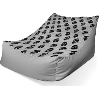 Sedací pytel Sablio Sedací vak Lounge Star Wars Stormtrooper Pattern šikmý - 80 x 95 x 50 cm