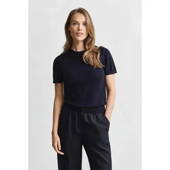 Dámský svetr SVETR GANT IT ENTRY COTTON PULLOVER EVENING BLUE