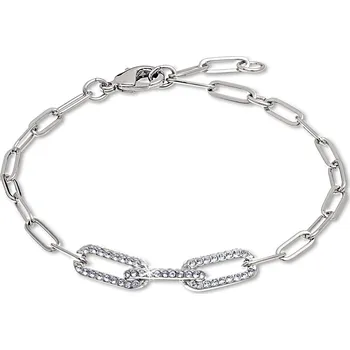 Náramek 717595 - Tchibo - Náramek osázený skleněnými kamínky »Paperlink«