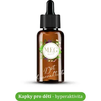 Doplněk stravy M.E.G Bio Bachovky - Hyperaktivní dítě