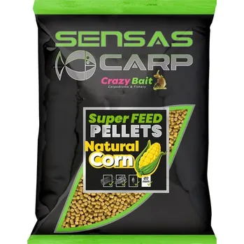 Sensas Pelety Super Feed Natural Corn 650g - 4mm
