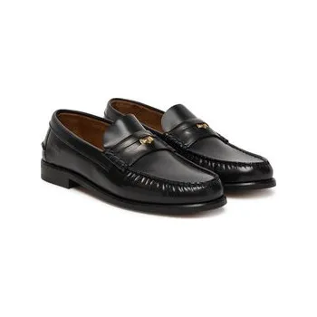 Dámské mokasíny Mokasíny Tommy Hilfiger Hilfiger Penny Patent Lth Loafer FM0FM05687 Tmavomodrá 40