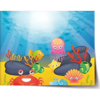 Plakát Sablio Plakát Podmořský svět - 90x60 cm