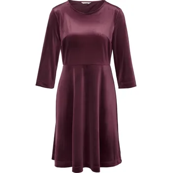 Dámské šaty 715823 - Tchibo - Šaty ze strečového sametu - pro ženy - vel. XL 48/50 - barva: červená