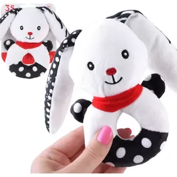 Kontrastní chrastítko Zajíček