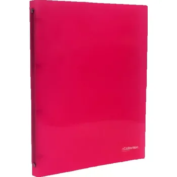 Karton P+P pořadač A4 kroužkový eCollection 2,5 cm 4 kroužek růžový