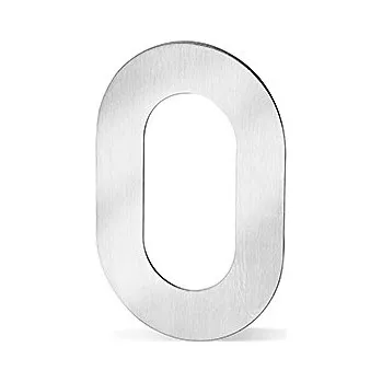 Domovní cedule Fasádní čísla ACT - 12 cm (NEREZ), 6, AC-T Nerez