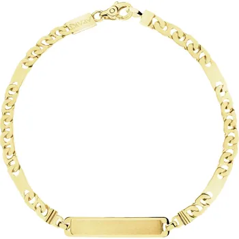 Náramek Zlatý náramek s destičkou - AP543-9066