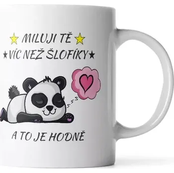 Sablio Hrnek Miluji tě víc než šlofíky - 200 ml - espresso