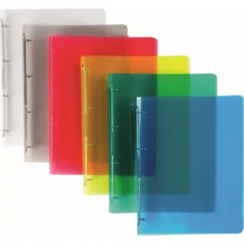 Pořadač z polypropylenu A4 se 2 kroužky Lines, mix barev