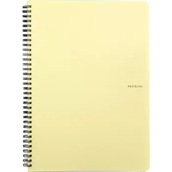 Blok Karton P+P Twin wire blok A5 PASTELINI žlutá