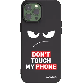 Pouzdro na mobilní telefon Picasee silikonový černý obal pro Apple iPhone 13 Pro Max - Angry Eyes - Transparent