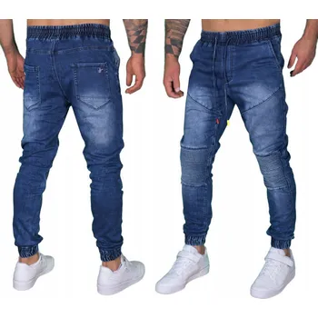 Podprsenka PÁNSKÉ JOGGER DŽÍNOVÉ KALHOTY ELASTICKÉ