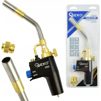 Stavební hořák Plynový hořák na propan/MAPP + adaptér Geko