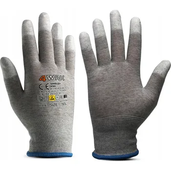 Pracovní rukavice Antistatické rukavice 4WRK SHIELD ESD vel. 9 - L 1 pár.