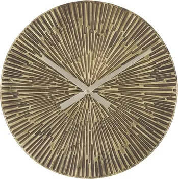 Hodiny Kovové nástěnné hodiny Round 50 cm bronzové