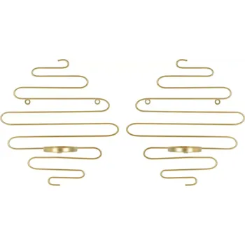 Svícen Sada 2 ks nástěnných svícnů Alida zlatá