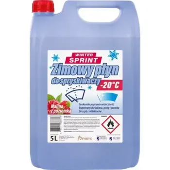 Směs do ostřikovače ATAS WINTER SPRINT - Zimní kapalina do ostřikovačů malina -20 °C 5L