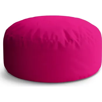 Taburet Sablio Taburet Circle Sytě růžová: 38x48 cm