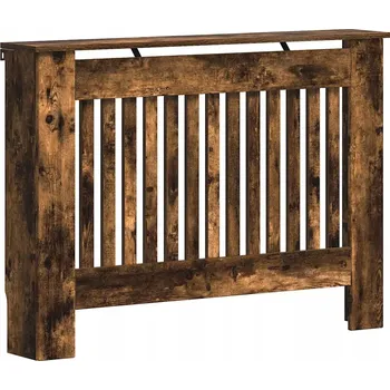 Radiátor Kryt radiátoru Kouřový dub 112 x 19 x 81,5 cm kompozitní dřevo